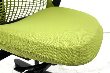 【未開封未使用品】 ハーマンミラー セイルチェア ミドルバック 中古 Herman Miller SAYL Chair 中古オフィス家具 可動肘 グリーンの画像