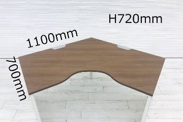 【専用ページ】 3台set オカムラ ブーメランデスク 120° 1100mm プロユニット パネル脚の画像