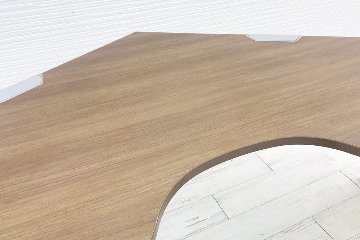 【専用ページ】 3台set オカムラ ブーメランデスク 120° 1100mm プロユニット パネル脚の画像