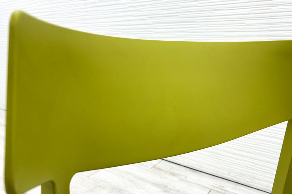 【4脚セット】 イトーキ ACTIU WG Chair アクチュチェア 中古 ミーティングチェア 会議椅子 スタッキングチェア 中古オフィス家具 ピスタチオの画像