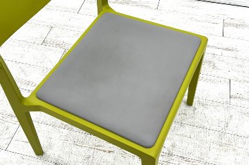 【4脚セット】 イトーキ ACTIU WG Chair アクチュチェア 中古 ミーティングチェア 会議椅子 スタッキングチェア 中古オフィス家具 ピスタチオの画像