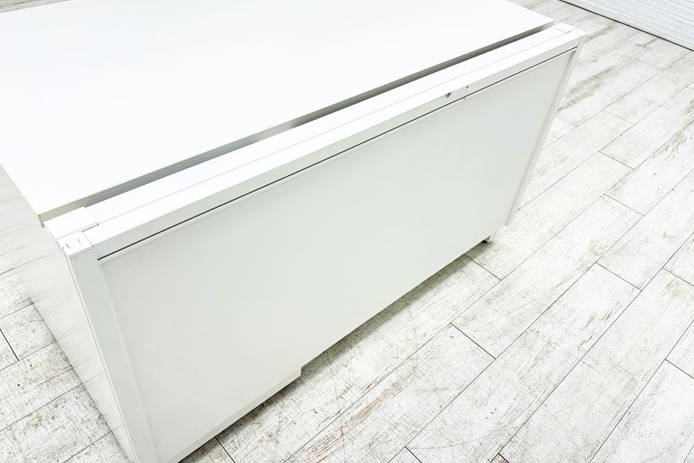 イトーキ CX 片袖机 片袖デスク 中古 事務机 オフィスデスク 中古オフィス家具 ホワイト 1100/715/700の画像