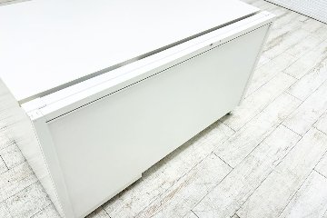 イトーキ CX 片袖机 片袖デスク 中古 事務机 オフィスデスク 中古オフィス家具 ホワイト 1100/715/700の画像