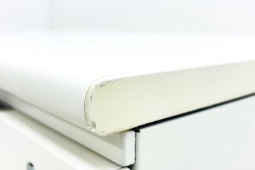 イトーキ CX 片袖机 片袖デスク 中古 事務机 オフィスデスク 中古オフィス家具 ホワイト 1100/715/700の画像