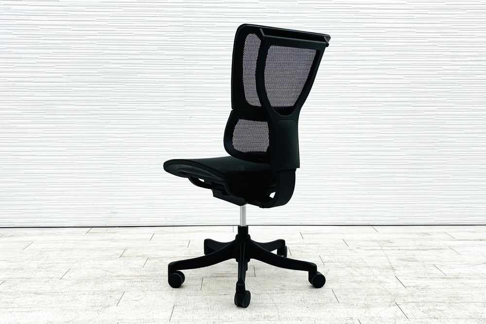 エルゴヒューマン スマート 中古 肘無 ergohuman smart 中古オフィス家具 メッシュ ブラックの画像