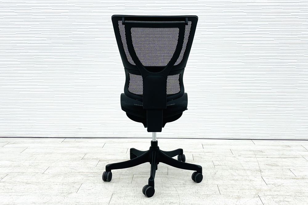 エルゴヒューマン スマート 中古 肘無 ergohuman smart 中古オフィス家具 メッシュ ブラックの画像