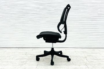 エルゴヒューマン スマート 中古 肘無 ergohuman smart 中古オフィス家具 メッシュ ブラックの画像