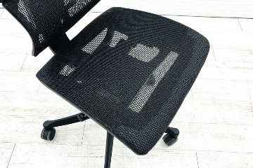 エルゴヒューマン スマート 中古 肘無 ergohuman smart 中古オフィス家具 メッシュ ブラックの画像
