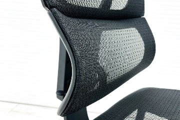 エルゴヒューマン スマート 中古 肘無 ergohuman smart 中古オフィス家具 メッシュ ブラックの画像