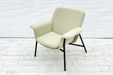 コクヨ ノーション Notion ミーティングチェア 中古 KOKUYO 中古オフィス家具 多目的チェア アイボリーの画像