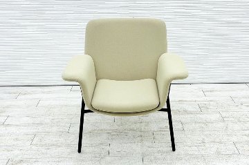 コクヨ ノーション Notion ミーティングチェア 中古 KOKUYO 中古オフィス家具 多目的チェア アイボリーの画像