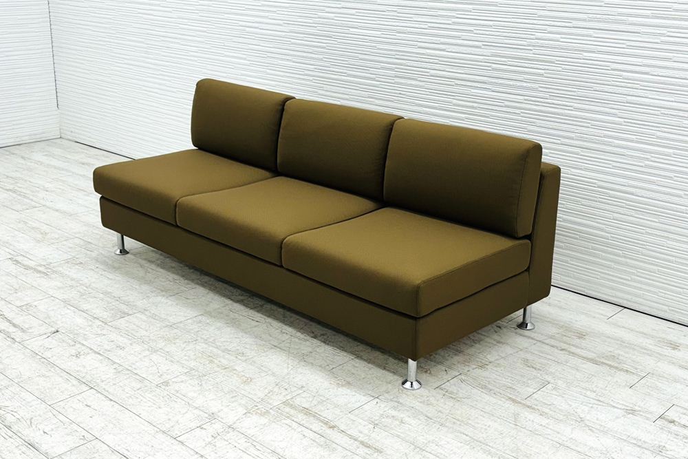 コクヨ eat-in(イートイン)シリーズ 3Pソファ 3人用ソファー 中古 中古オフィス家具 1870/805/725の画像