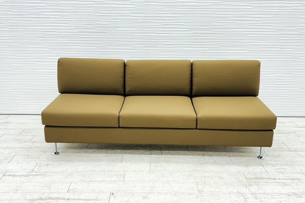 コクヨ eat-in(イートイン)シリーズ 3Pソファ 3人用ソファー 中古 中古オフィス家具 1870/805/725の画像