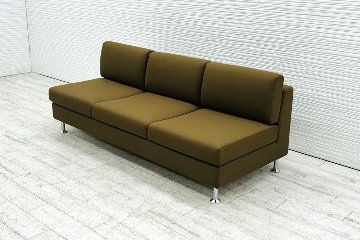 コクヨ eat-in(イートイン)シリーズ 3Pソファ 3人用ソファー 中古 中古オフィス家具 1870/805/725の画像