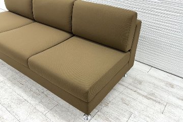 コクヨ eat-in(イートイン)シリーズ 3Pソファ 3人用ソファー 中古 中古オフィス家具 1870/805/725の画像