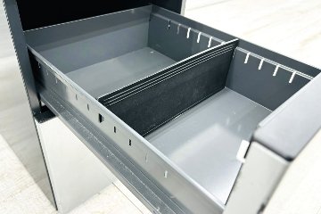 コクヨ デルフィ 中古 両袖デスク 両袖机 役員家具 中古オフィス家具 1400/700/700 天板ホワイトの画像