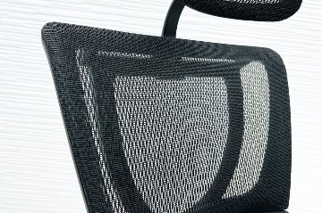 エルゴヒューマン フィット ヘッドレスト付き ergohuman 中古 中古チェア 高機能チェア メッシュ ブラックの画像