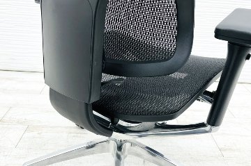 エルゴヒューマン フィット ヘッドレスト付き ergohuman 中古 中古チェア 高機能チェア メッシュ ブラックの画像