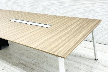コクヨ サイビ 中古 大型会議テーブル 幅4000 SAIBI 会議机 ミーティングテーブル 中古オフィス家具 4000/1200/720の画像