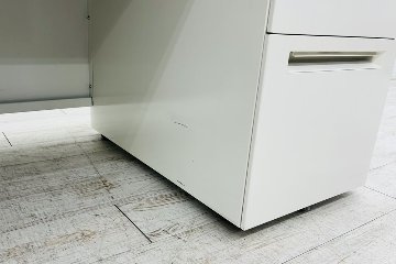オカムラ 1400 両袖デスク 中古 OKAMURA 両袖机 中古オフィス家具 ホワイト 1400/700/720の画像