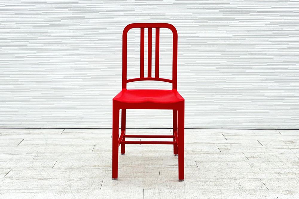 エメコチェア ネイビーチェア 中古 EMECO 111 NAVY CAHIR コカコーラ プラスチック再生品 PETボトル ネイビィチェアの画像