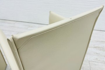 【6脚セット】 カッシーナ ブレーク アームチェア 中古 BREAK Cassina ミーティングチェア デザインチェア 中古オフィス家具 本革の画像