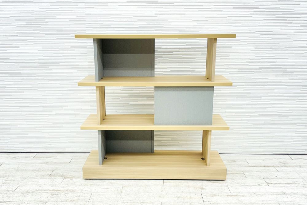 コクヨ デイズオフィス ウォールシェルフ 中古 DAYS OFFICE wall shelf 収納家具 中古オフィス家具 1275/450/1260の画像