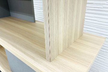 コクヨ デイズオフィス ウォールシェルフ 中古 DAYS OFFICE wall shelf 収納家具 中古オフィス家具 1275/450/1260の画像