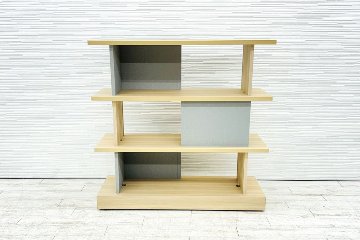 コクヨ デイズオフィス ウォールシェルフ 中古 KOKUYO DAYS OFFICE wall shelf 収納家具 中古オフィス家具 1275/450/1260の画像