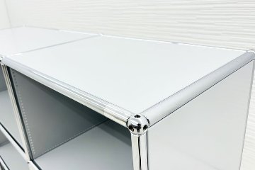 USMハラー 中古 2列3段 USM Haller 中古オフィス家具 ライトグレー 1270/375/1100 の画像