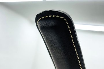 コートハンガー 中古 えもんかけ レザー 中古オフィス家具 400/400/1780の画像