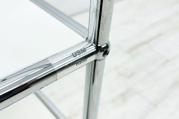 USMハラー 中古 ハラーシステム USM Haller ドロップダウン エクステンション 3連2段 中古オフィス家具 ブラック 1470/525/785の画像