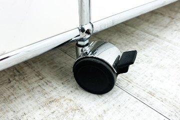 USMハラー 中古 ハラーシステム USM Haller ドロップダウン エクステンション 3連2段 中古オフィス家具 ブラック 1470/525/785の画像