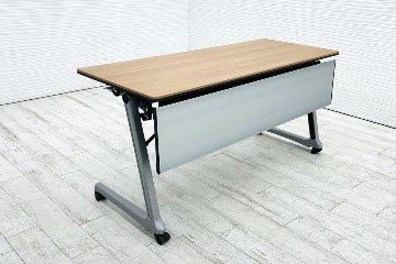オカムラ INTERACT PRO(インターアクトプロ) ミーティングテーブル 中古 ネスティングテーブル 会議机 中古オフィス家具 1500/600/720の画像