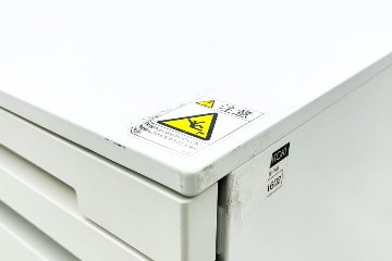 イトーキ スチールワゴン 3段ワゴン 中古 収納家具 袖机 脇机 ホワイト シリンダー錠 395/595/650の画像