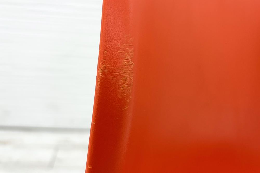 ヴィトラ イームズチェア 中古 Vitra Eames プラスチックサイドシェルチェア DSR クロームベース オレンジの画像