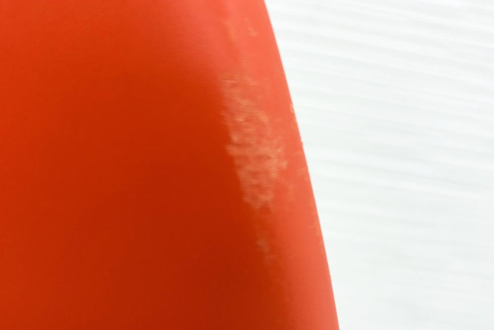 ヴィトラ イームズチェア 中古 Vitra Eames プラスチックサイドシェルチェア DSR クロームベース オレンジの画像