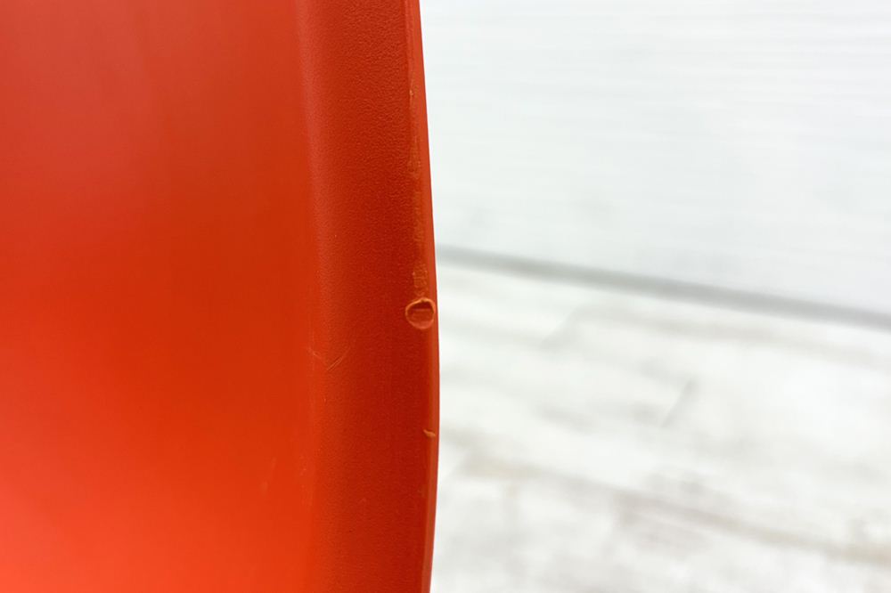 ヴィトラ イームズチェア 中古 Vitra Eames プラスチックサイドシェルチェア DSR クロームベース オレンジの画像