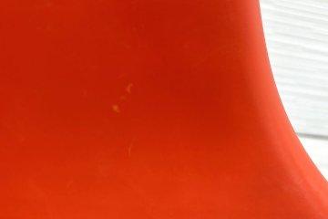 ヴィトラ イームズチェア 中古 Vitra Eames プラスチックサイドシェルチェア DSR クロームベース オレンジの画像