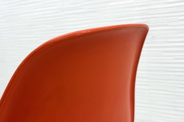 ヴィトラ イームズチェア 中古 Vitra Eames プラスチックサイドシェルチェア DSR クロームベース オレンジの画像