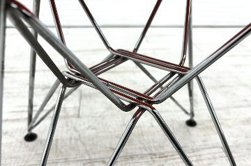 ヴィトラ イームズチェア 中古 Vitra Eames プラスチックサイドシェルチェア DSR クロームベース オレンジの画像