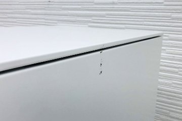 コクヨ ISシリーズ 2段ワゴン 中古 脇机 収納家具 ワゴン2段 KOKUYO 中古オフィス家具 シリンダー錠 395/602/600の画像