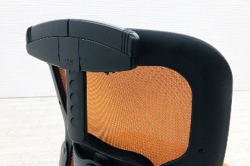 グラーゼチェア 中古 プラス PLUS GRAZE グラーゼ 座クッション 中古オフィス家具 オレンジの画像
