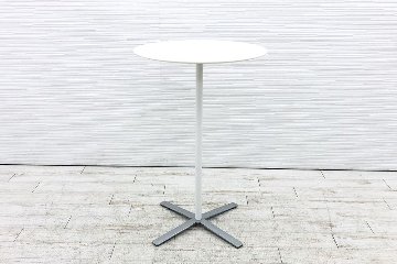 ウィルクハーン エーライン 中古 ミーティングテーブル ハイテーブル Aline Wilkhahn 中古オフィス家具 ホワイト 700/700/1050の画像