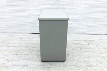 オカムラ SDシリーズ 3段袖机 脇机 中古 キャビネット 中古オフィス家具 シリンダー錠 グレー 400/700/700 高奥700用の画像