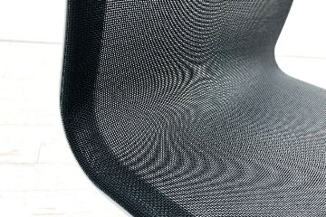 カッシーナ アリアス ローリングフレーム 中古 メッシュ 肘無 Cassina Alias ROLLINGFRAME ミーティングチェア 中古オフィス家具 ブラックの画像