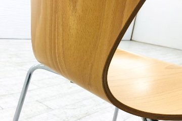 フリッツハンセン セブンチェア FritzHansen アルネ・ヤコブセン 中古 ミーティングチェア ナチュラルビーチの画像