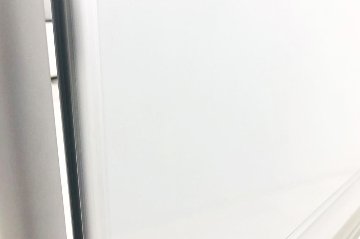 オカムラ ホワイトボード 中古 自立式ホワイトボード キャスター付 両面タイプ 中古オフィス家具 1900/600/1800の画像