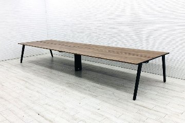 コクヨ フリーアドレス センティア 4800 中古 フリアド 長机 (2400+2400) 中古オフィス家具 4800/1400/720の画像