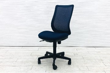 アイコ 中古 2020年製 ミドルバック 背メッシュ 中古オフィス家具 中古オフィスチェア 肘無チェアの画像